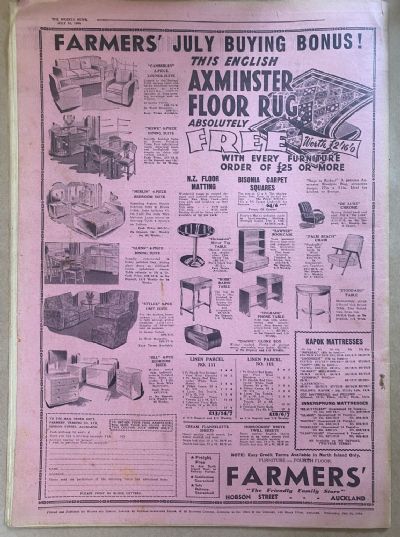 OLD NEWSPAPER: The Weekly News - No. 4730, 21 July 1954