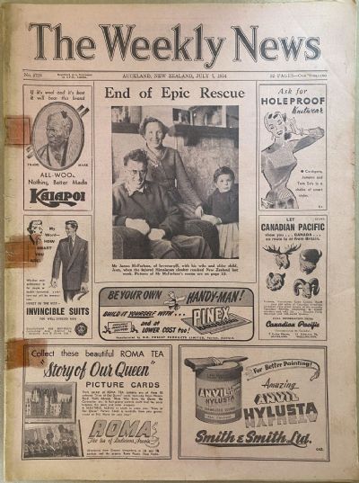 OLD NEWSPAPER: The Weekly News - No. 4728, 7 July 1954