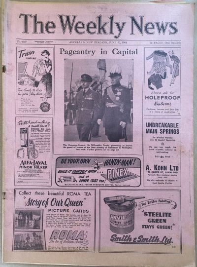 OLD NEWSPAPER: The Weekly News - No. 4727, 30 June 1954