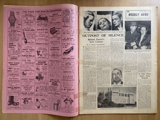OLD NEWSPAPER: The Weekly News - No. 4718, 28 April 1954