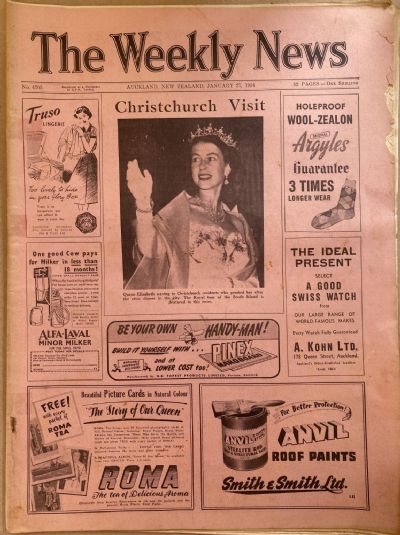 OLD NEWSPAPER: The Weekly News - No. 4705, 27 January 1954