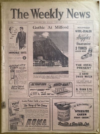 OLD NEWSPAPER: The Weekly News - No. 4707, 10 February 1954