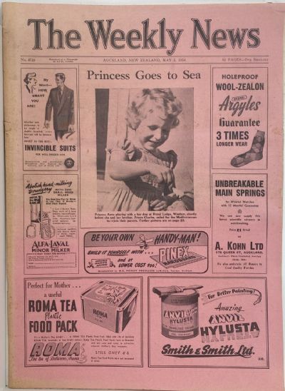 OLD NEWSPAPER: The Weekly News - No. 4719, 5 May 1954