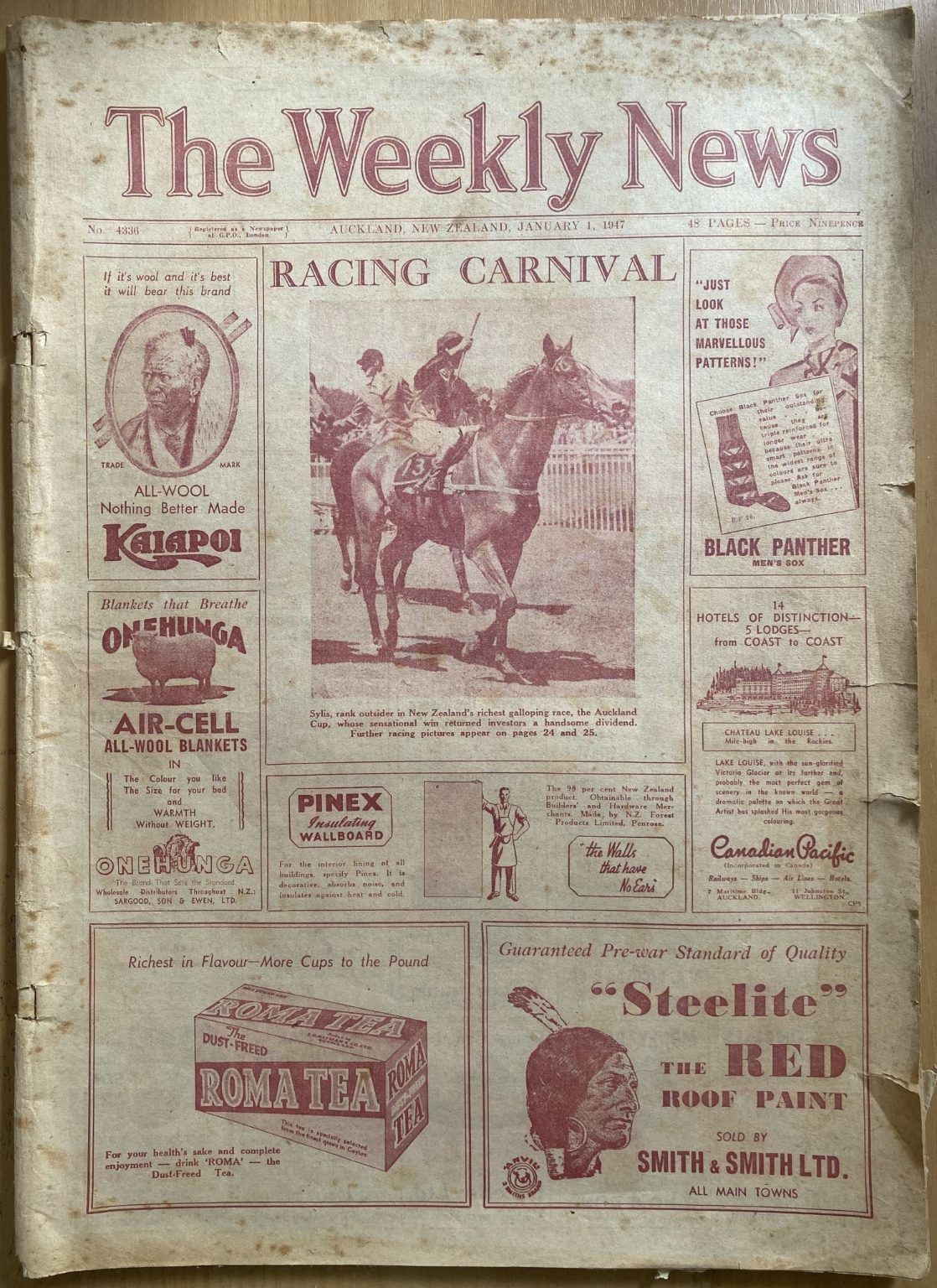 OLD NEWSPAPER: The Weekly News - No. 4336, 1 January 1947