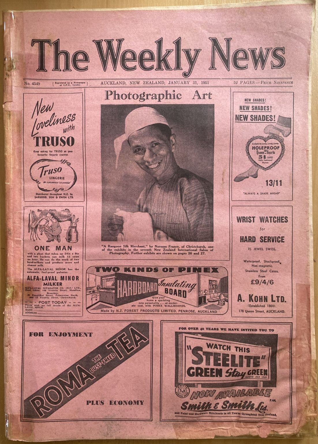 OLD NEWSPAPER: The Weekly News - No. 4549, 31 January 1951