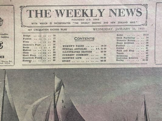 OLD NEWSPAPER: The Weekly News - No. 4549, 31 January 1951