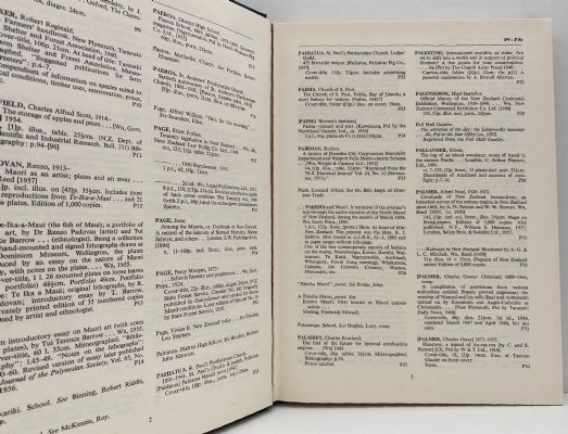 NEW ZEALAND NATIONAL BIBLIOGRAPHY: To the Year 1960 - Complete set 6 books