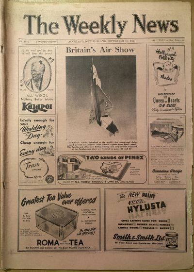 OLD NEWSPAPER: The Weekly News - No. 4634, 17 September 1952
