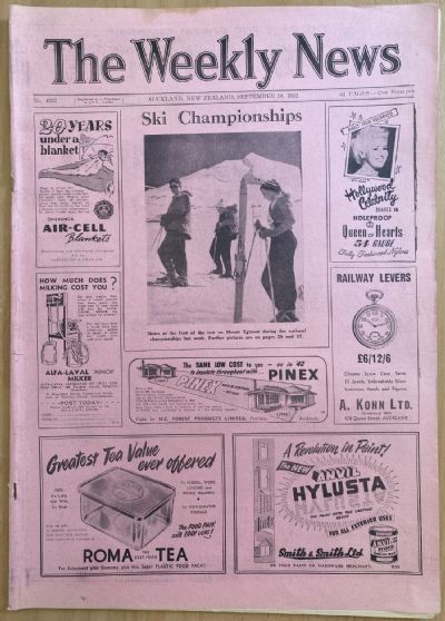 OLD NEWSPAPER: The Weekly News - No. 4633, 10 September 1952
