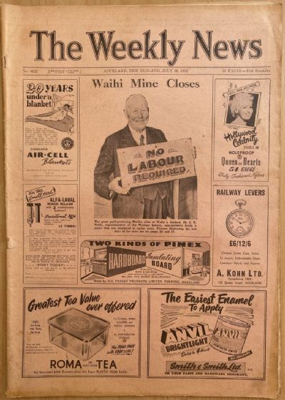 OLD NEWSPAPER: The Weekly News - No. 4625, 16 July 1952