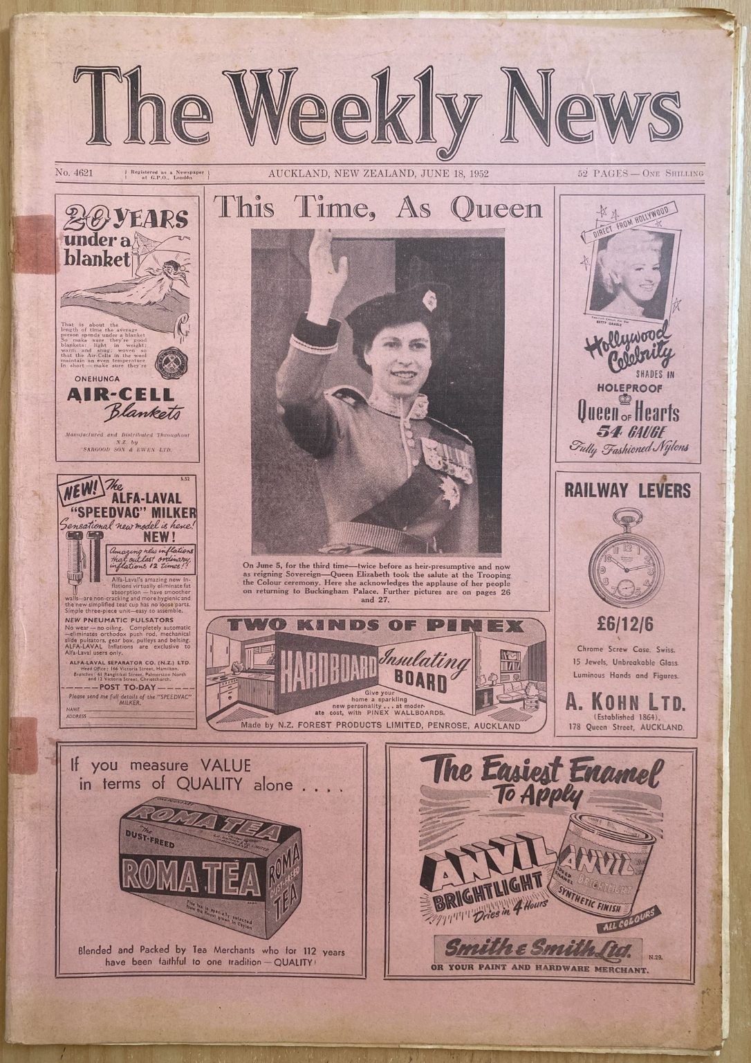 OLD NEWSPAPER: The Weekly News - No. 4621, 18 June 1952
