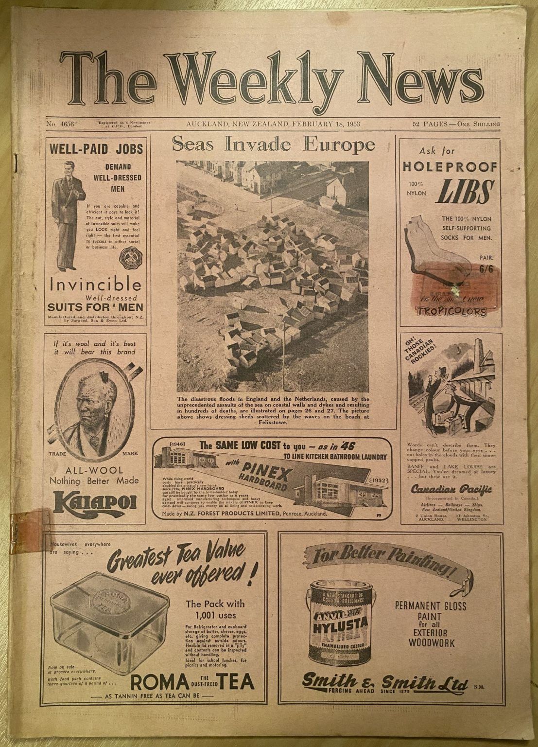 OLD NEWSPAPER: The Weekly News - No. 4656, 18 February 1953