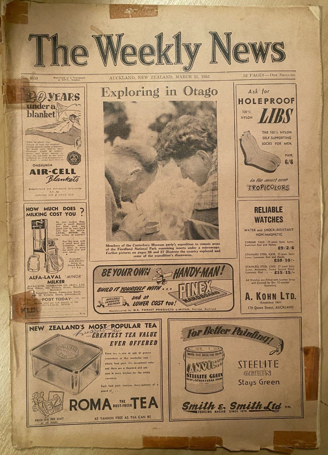 OLD NEWSPAPER: The Weekly News - No. 4659, 11 March 1953