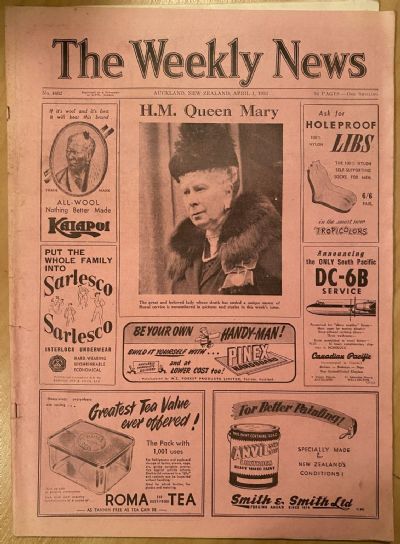 OLD NEWSPAPER: The Weekly News - No. 4662, 1 April 1953
