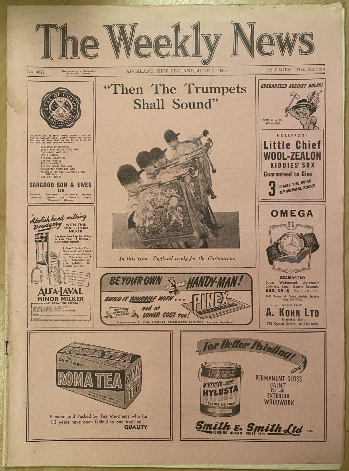 OLD NEWSPAPER: The Weekly News - No. 4671, 3 June 1953