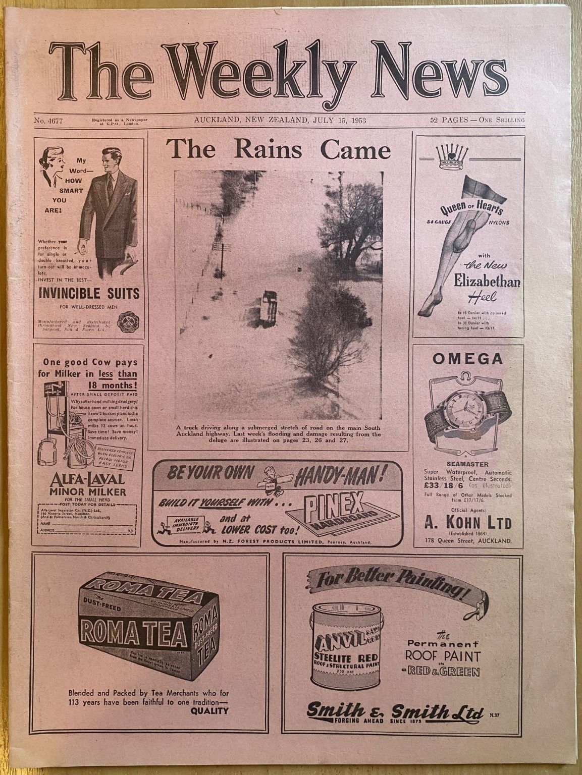 OLD NEWSPAPER: The Weekly News - No. 4677, 15 July 1953