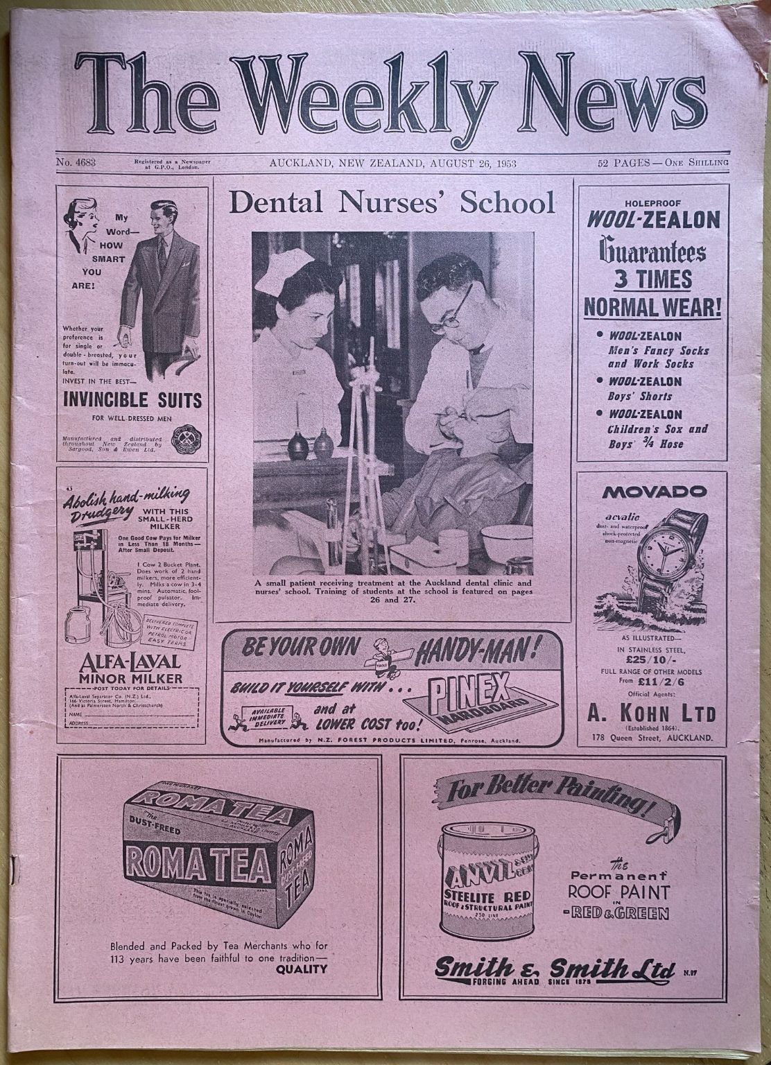 OLD NEWSPAPER: The Weekly News - No. 4683, 26 August 1953