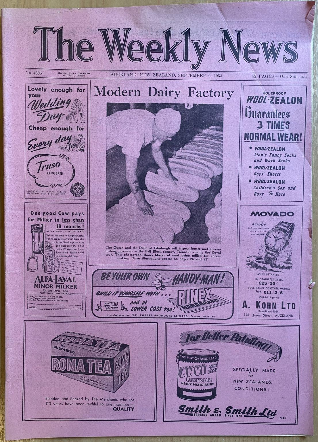 OLD NEWSPAPER: The Weekly News - No. 4685, 9 September 1953
