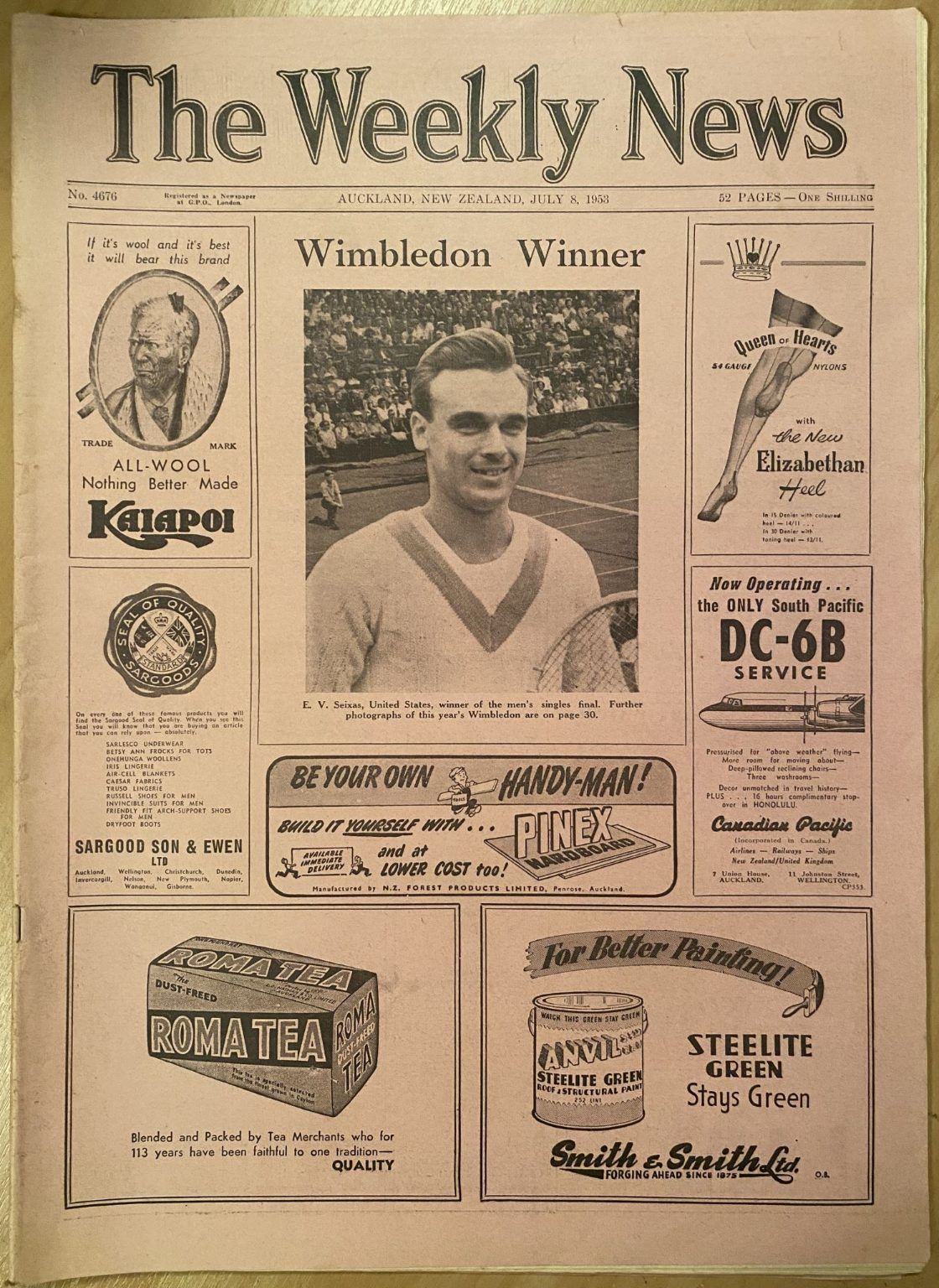 OLD NEWSPAPER: The Weekly News - No. 4676, 8 July 1953
