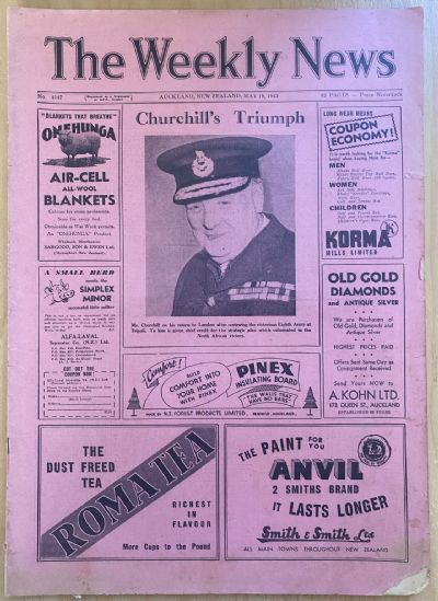 OLD NEWSPAPER: The Weekly News - No. 4147, 19 May 1943