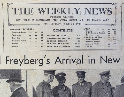 OLD NEWSPAPER: The Weekly News - No. 4152, 23 June 1943