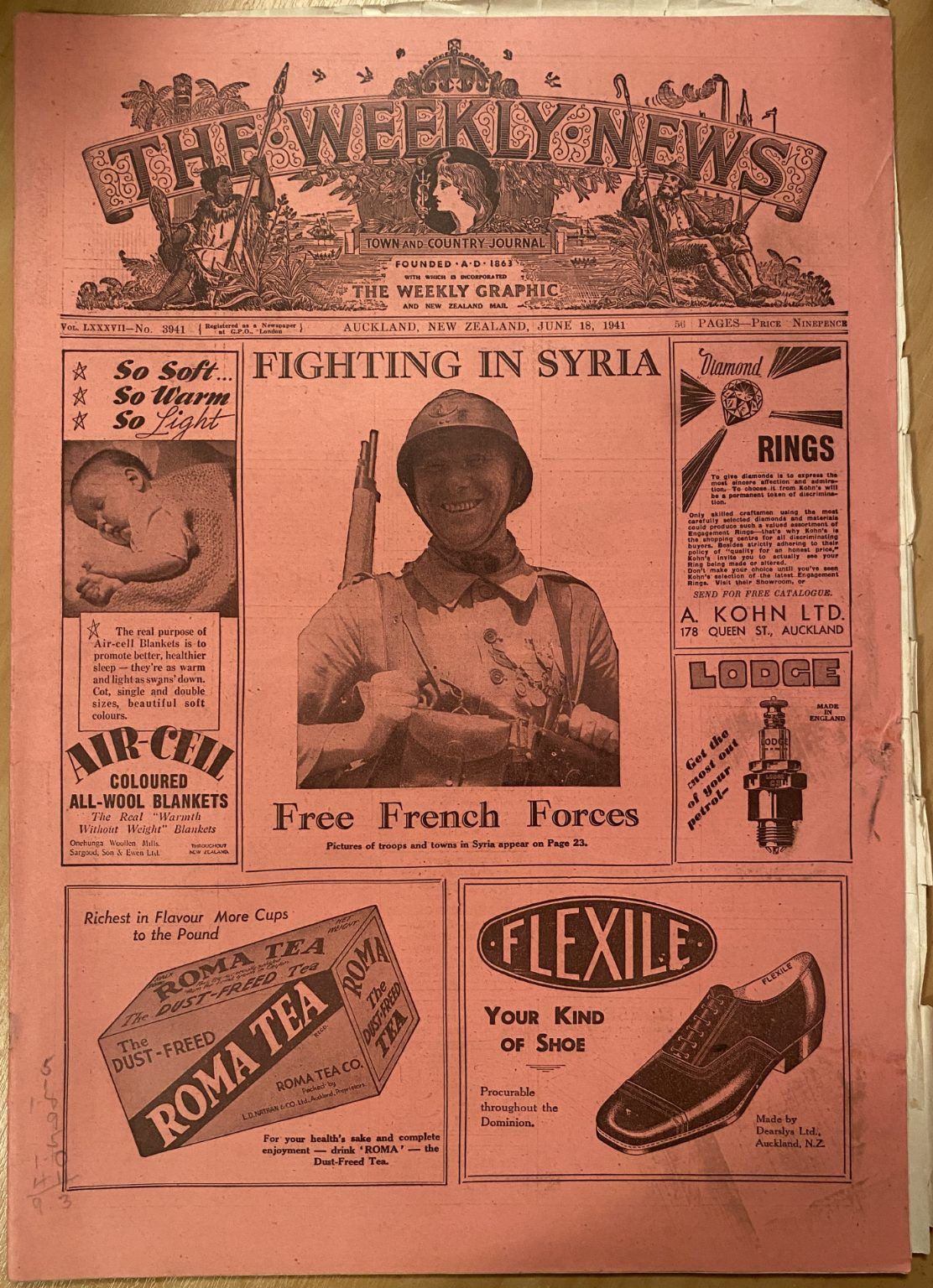 OLD NEWSPAPER: The Weekly News - No. 3941, 18 June 1941