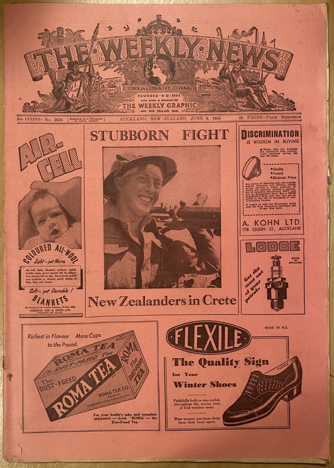 OLD NEWSPAPER: The Weekly News - No. 3939, 4 June 1941