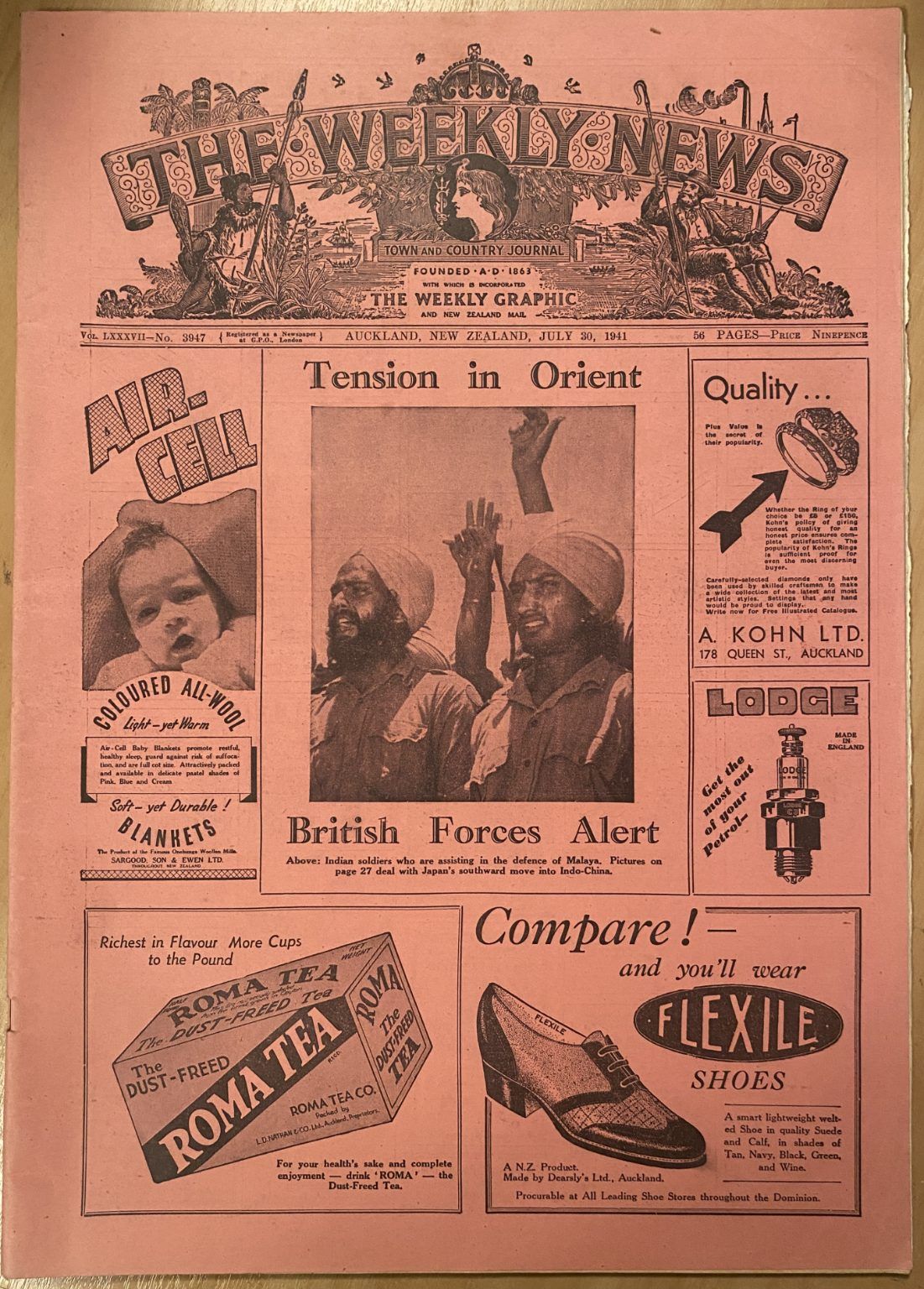 OLD NEWSPAPER: The Weekly News - No. 3947, 30 July 1941