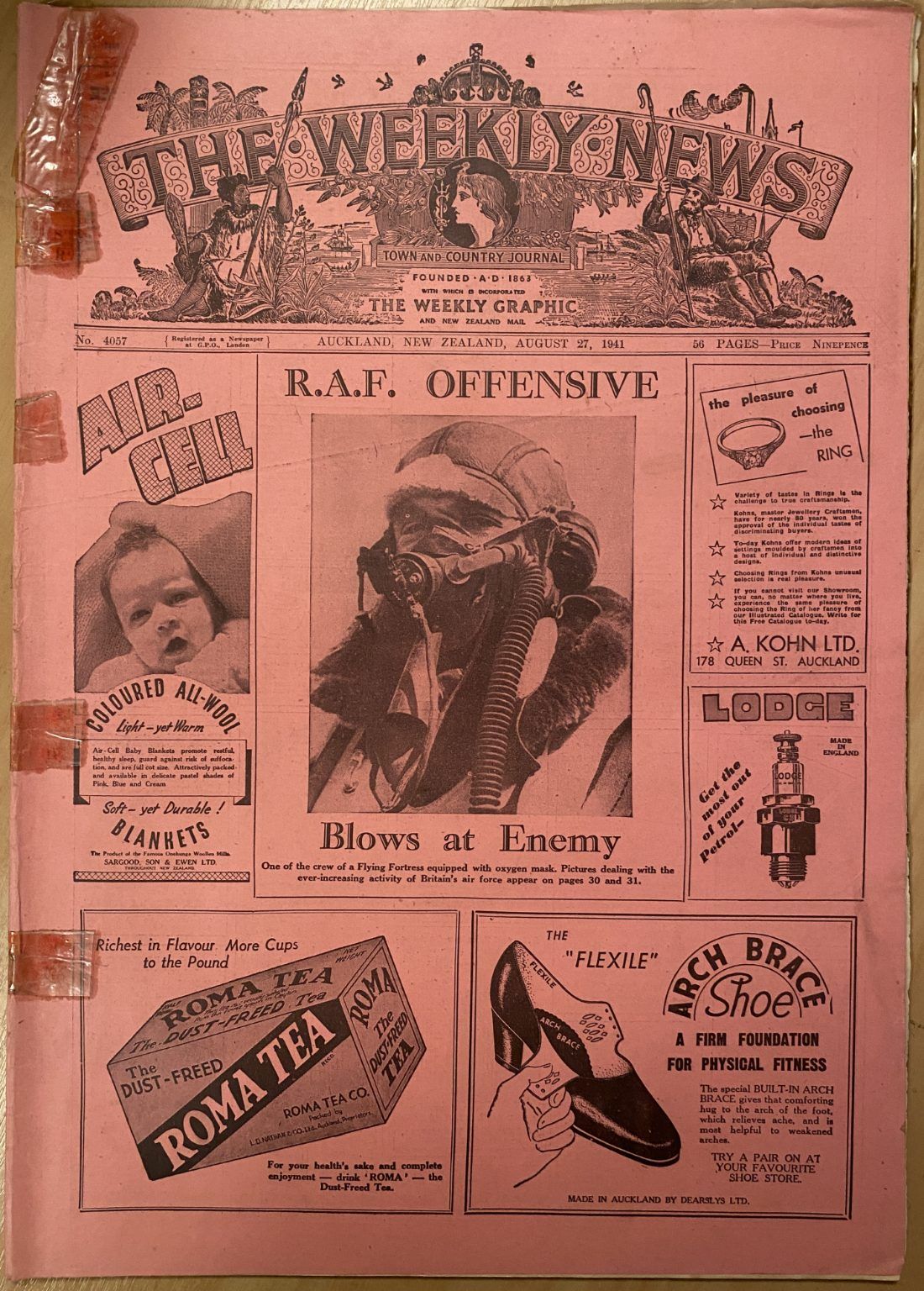 OLD NEWSPAPER: The Weekly News - No. 4057, 27 August 1941