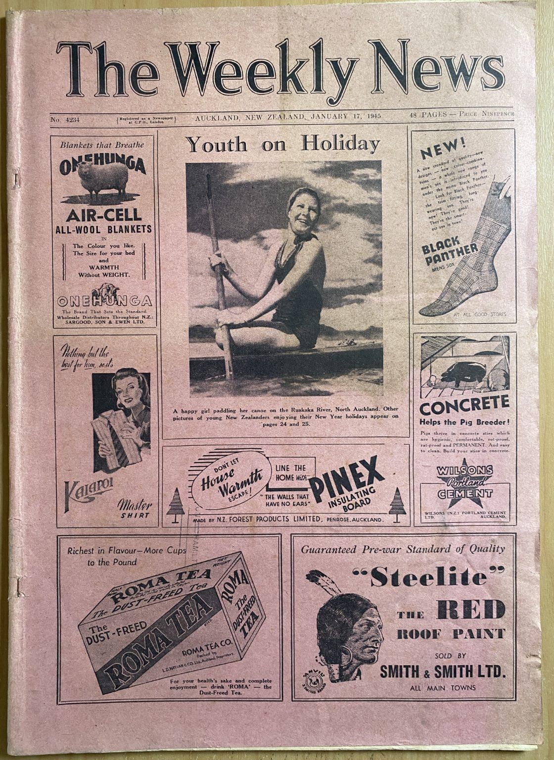 OLD NEWSPAPER: The Weekly News - No. 4234, 17 January 1945