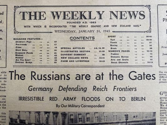 OLD NEWSPAPER: The Weekly News - No. 4236, 31 January 1945