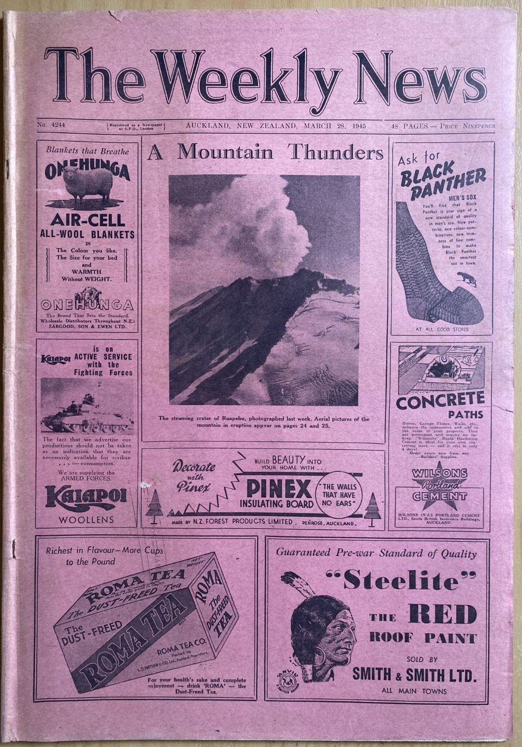OLD NEWSPAPER: The Weekly News - No. 4244, 28 March 1945