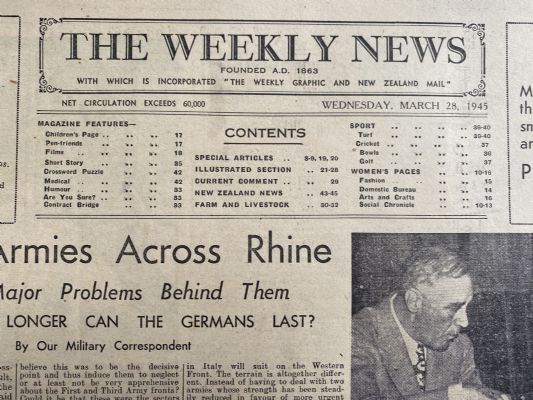OLD NEWSPAPER: The Weekly News - No. 4244, 28 March 1945