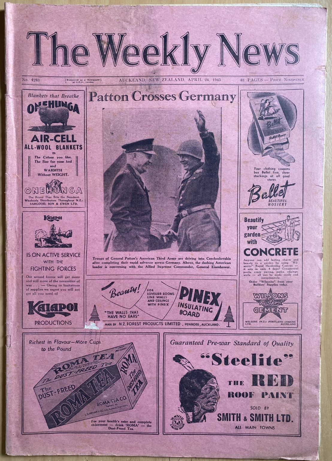 OLD NEWSPAPER: The Weekly News - No. 4248, 24 April 1945