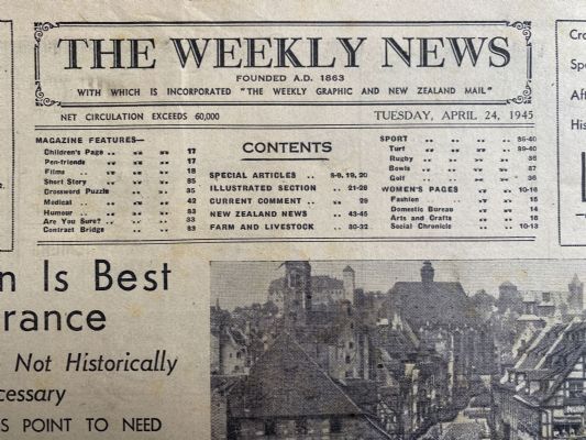 OLD NEWSPAPER: The Weekly News - No. 4248, 24 April 1945