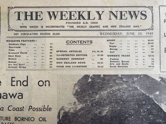 OLD NEWSPAPER: The Weekly News - No. 4256, 20 June 1945