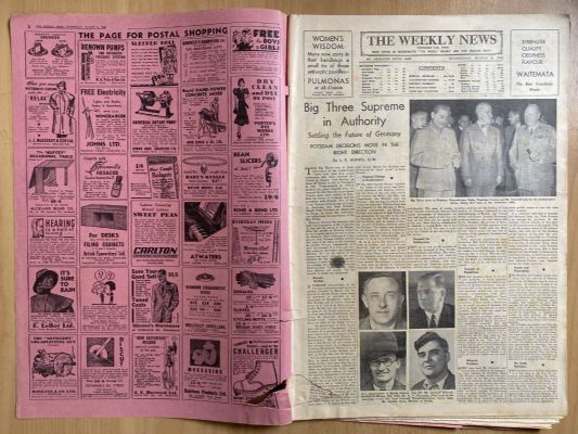 OLD NEWSPAPER: The Weekly News - No. 4263, 8 August 1945