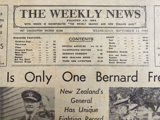 OLD NEWSPAPER: The Weekly News - No. 4268, 12 September 1945