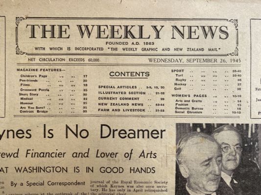 OLD NEWSPAPER: The Weekly News - No. 4270, 26 September 1945