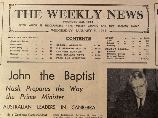 OLD NEWSPAPER: The Weekly News - No. 4180, 5 January 1944