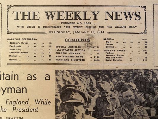 OLD NEWSPAPER: The Weekly News - No. 4181, 12 January 1944