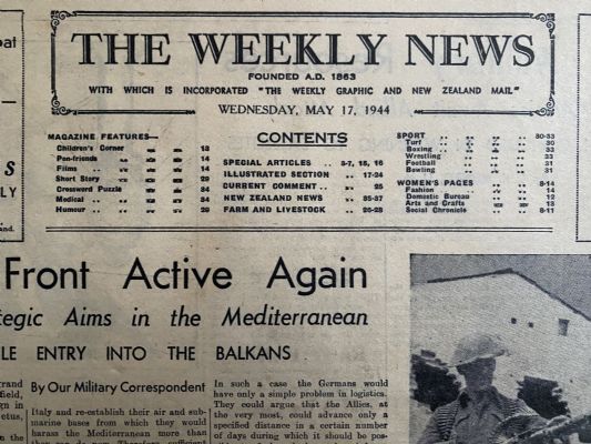 OLD NEWSPAPER: The Weekly News - No. 4199, 17 May 1944