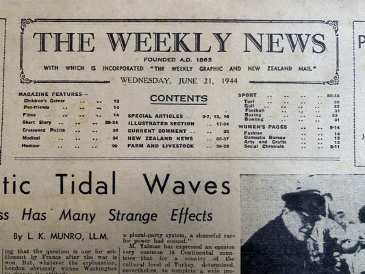 OLD NEWSPAPER: The Weekly News - No. 4204, 21 June 1944