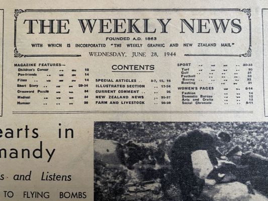 OLD NEWSPAPER: The Weekly News - No. 4205, 28 June 1944