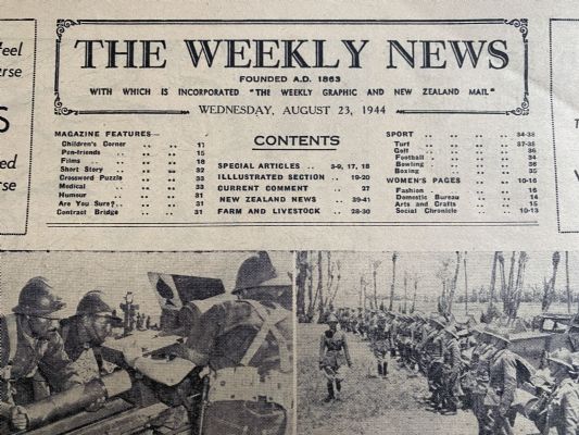 OLD NEWSPAPER: The Weekly News - No. 4213, 23 August 1944