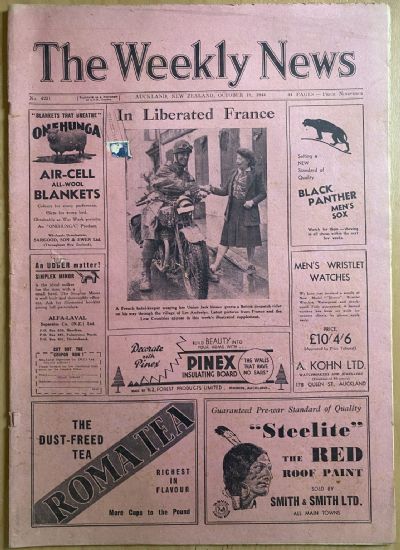OLD NEWSPAPER: The Weekly News - No. 4221, 18 October 1944