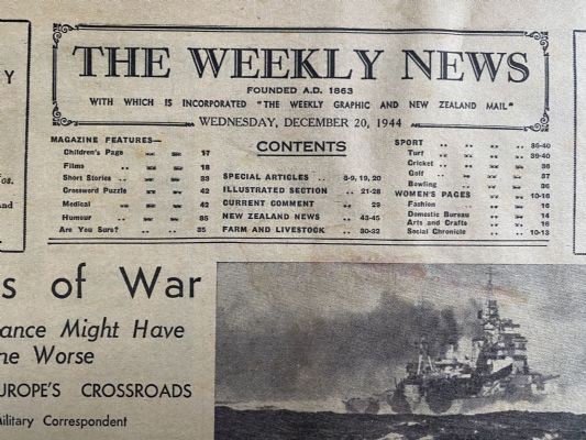 OLD NEWSPAPER: The Weekly News - No. 4230, 20 December 1944