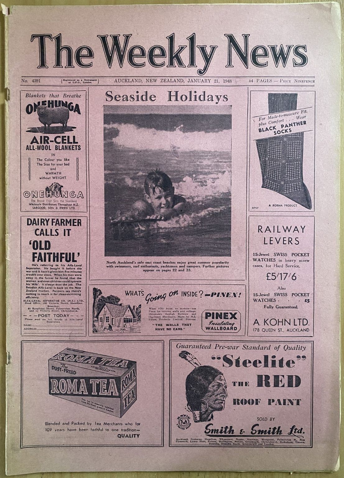 OLD NEWSPAPER: The Weekly News - No. 4391, 21 January 1948