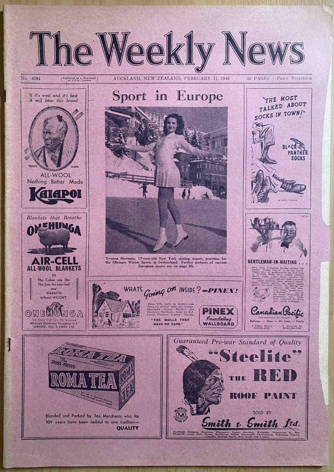 OLD NEWSPAPER: The Weekly News - No. 4394, 11 February 1948