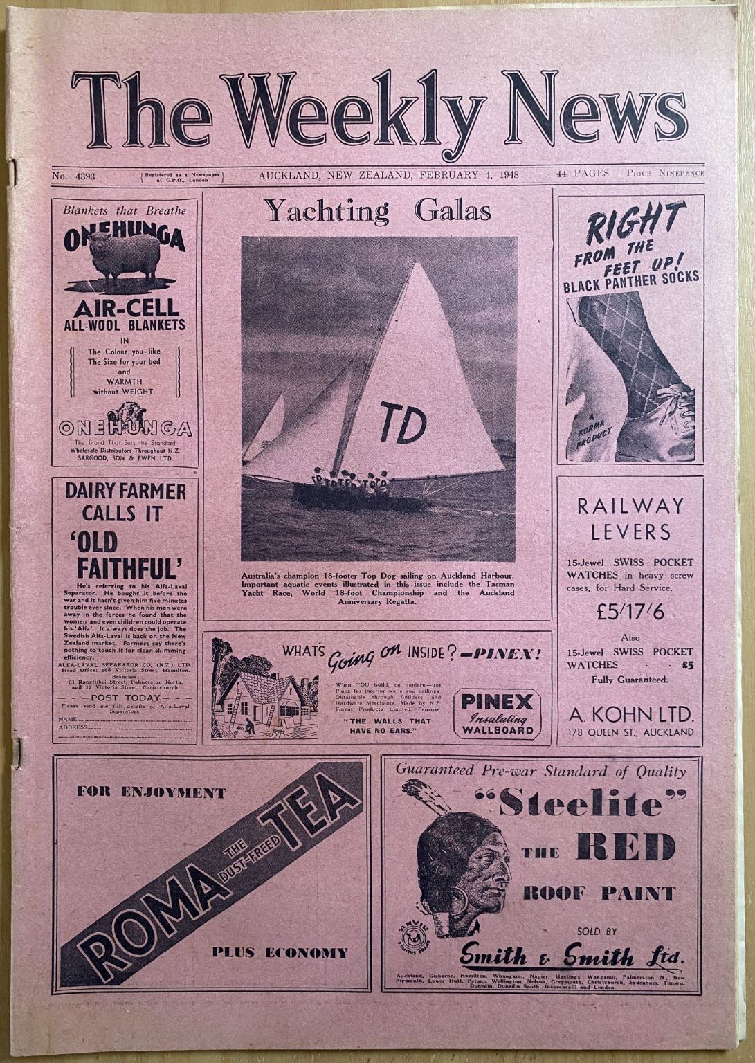 OLD NEWSPAPER: The Weekly News - No. 4393, 4 February 1948